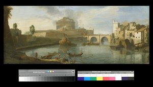 Vue du Castel Sant"Angelo, 1700-15 - Netherlandish School